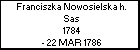 Franciszka Nowosielska h. Sas