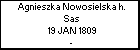 Agnieszka Nowosielska h. Sas