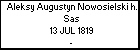 Aleksy Augustyn Nowosielski h. Sas