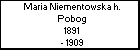 Maria Niementowska h. Pobog