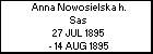 Anna Nowosielska h. Sas
