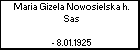 Maria Gizela Nowosielska h. Sas