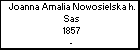Joanna Amalia Nowosielska h. Sas