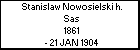Stanislaw Nowosielski h. Sas
