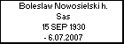 Boleslaw Nowosielski h. Sas