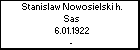 Stanislaw Nowosielski h. Sas