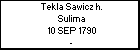 Tekla Sawicz h. Sulima