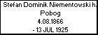 Stefan Dominik Niementowski h. Pobog