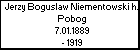 Jerzy Boguslaw Niementowski h. Pobog