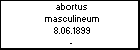 abortus masculineum