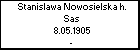 Stanislawa Nowosielska h. Sas