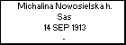 Michalina Nowosielska h. Sas