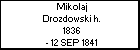 Mikolaj Drozdowski h.