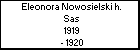 Eleonora Nowosielski h. Sas