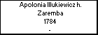 Apolonia Illukiewicz h. Zaremba