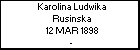 Karolina Ludwika Rusinska