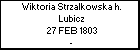 Wiktoria Strzalkowska h. Lubicz