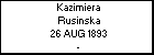 Kazimiera Rusinska