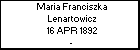 Maria Franciszka Lenartowicz