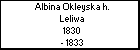 Albina Okleyska h. Leliwa