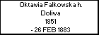 Oktawia Falkowska h. Doliwa