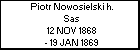 Piotr Nowosielski h. Sas