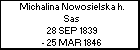 Michalina Nowosielska h. Sas
