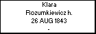 Klara Rozumkiewicz h.