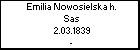 Emilia Nowosielska h. Sas