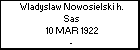 Wladyslaw Nowosielski h. Sas
