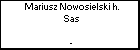 Mariusz Nowosielski h. Sas