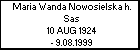 Maria Wanda Nowosielska h. Sas