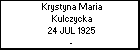 Krystyna Maria Kulczycka