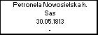 Petronela Nowosielska h. Sas