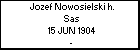 Jozef Nowosielski h. Sas