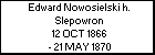 Edward Nowosielski h. Slepowron