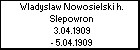 Wladyslaw Nowosielski h. Slepowron