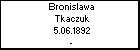 Bronislawa Tkaczuk