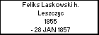 Feliks Laskowski h. Leszczyc