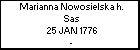 Marianna Nowosielska h. Sas