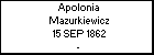 Apolonia Mazurkiewicz