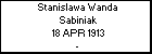 Stanislawa Wanda Sabiniak