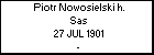Piotr Nowosielski h. Sas