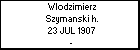 Wlodzimierz Szymanski h.