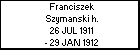 Franciszek Szymanski h.
