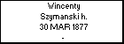 Wincenty Szymanski h.