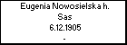 Eugenia Nowosielska h. Sas