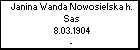 Janina Wanda Nowosielska h. Sas