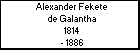 Alexander Fekete de Galantha