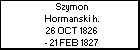 Szymon Hormanski h.